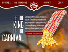Tablet Screenshot of carnivalkingsupplies.com